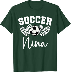 Soccer Nina Matching Family Soccer T-Shirt - T-Shirt | Forest