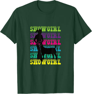 Show Girl - Fun Livestock Goat Showing T-Shirt - T-Shirt | Forest