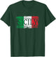 Italia Italian Flag I Vintage Sicily Italy T-Shirt - T-Shirt | Forest