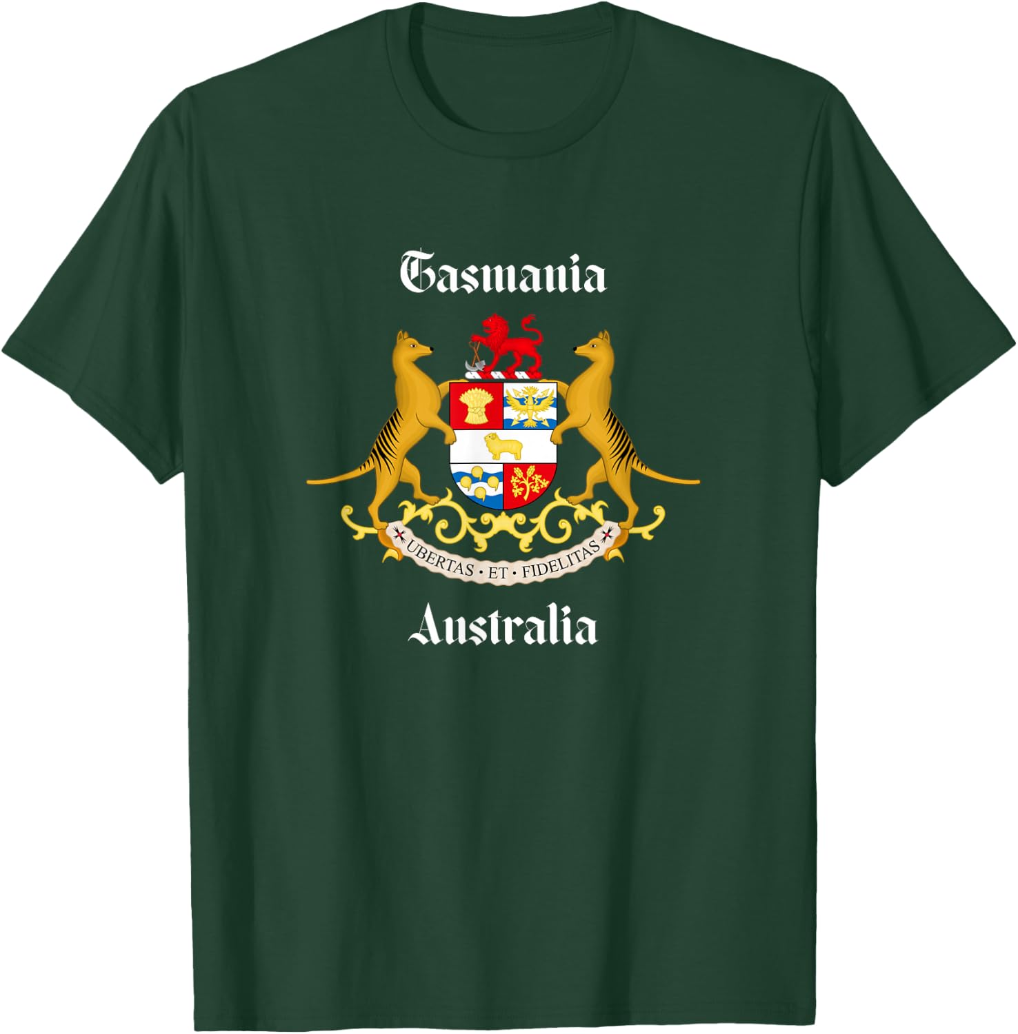 Coat of Arms - Tasmania T-Shirt - T-Shirt | Forest