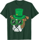 Leprechaun English Bulldog Shamrock St Patricks Day Dog Gift T-Shirt - T-Shirt | Forest