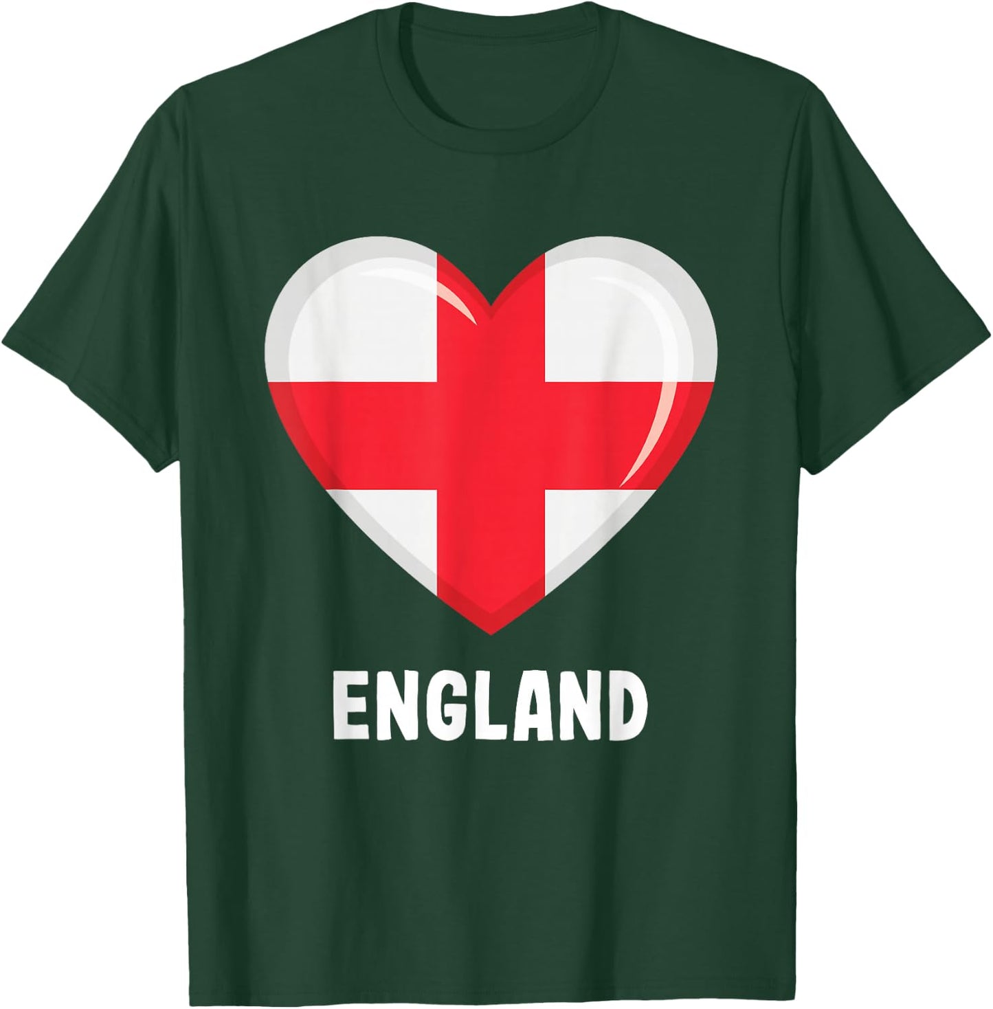 England Flag Jersey | English T-Shirt - T-Shirt | Forest