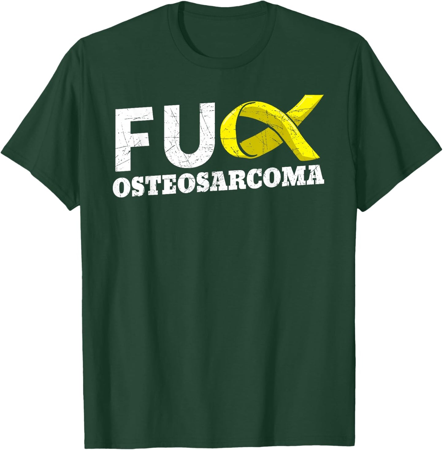 Osteosarcoma Awareness OS Warrior Osteogenic Sarcoma Patient T-Shirt - T-Shirt | Forest