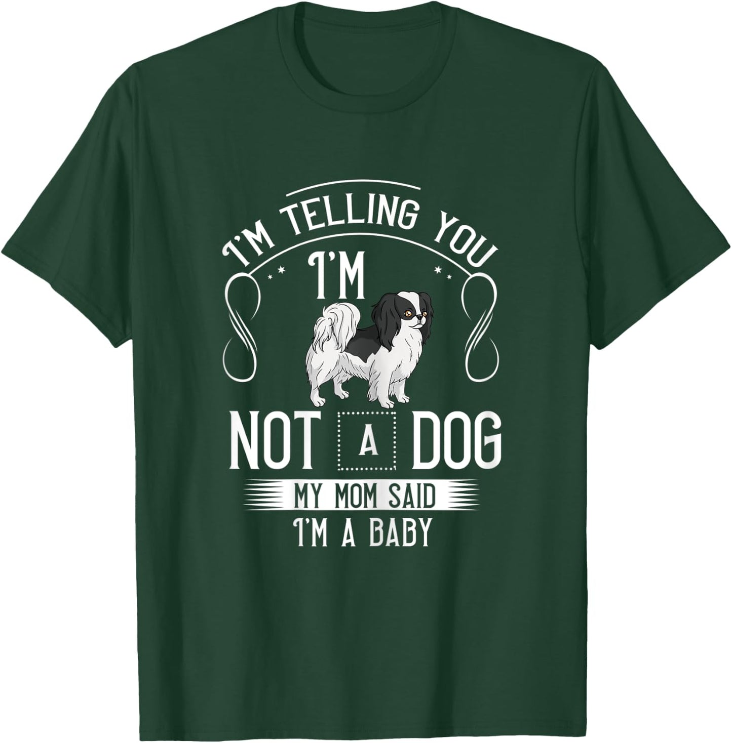 Japanese Chin Dog Puppies Owner Lover T-Shirt - T-Shirt | Forest