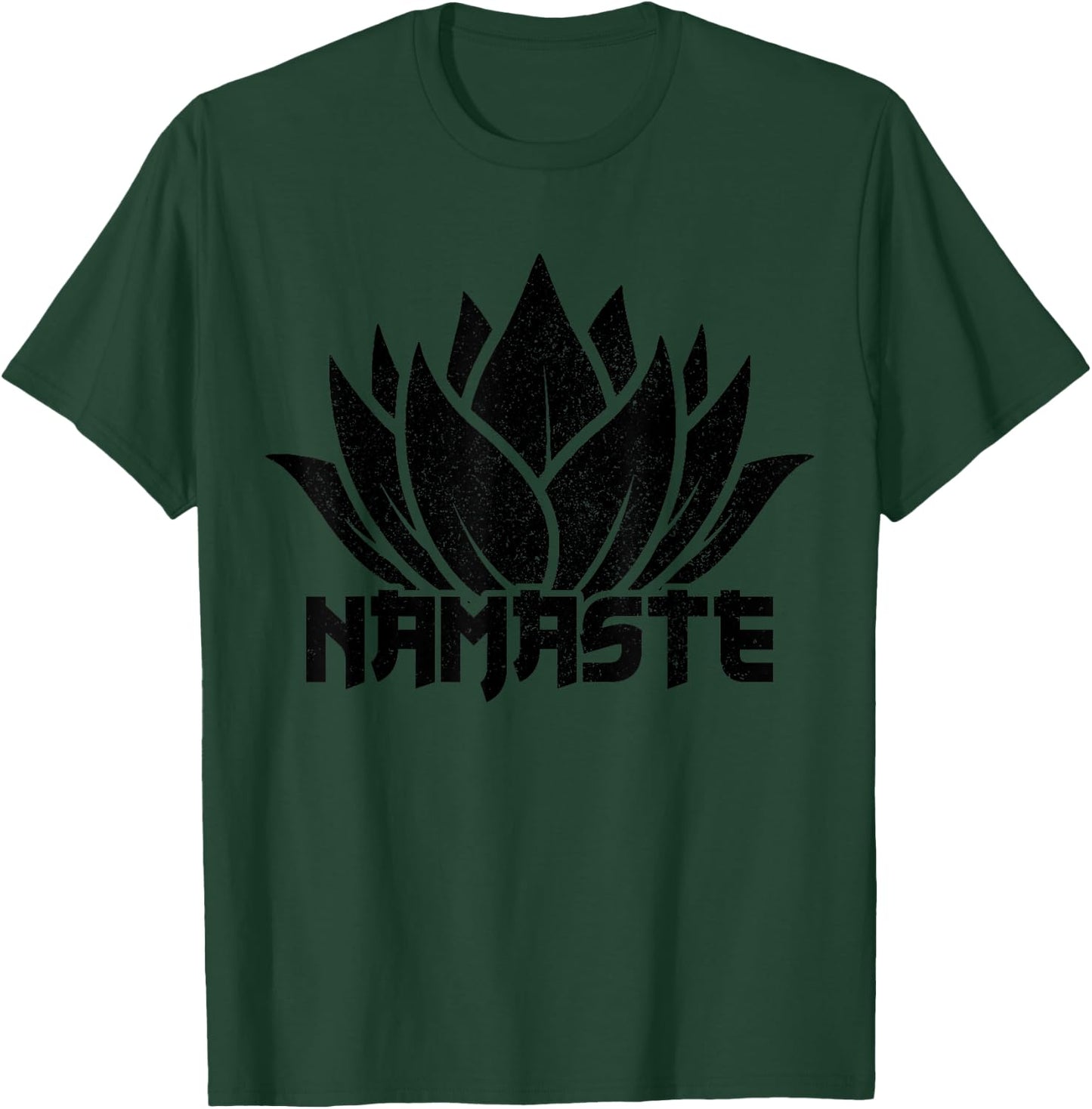 Yoga Namaste Lotus Flower Yogi Gift T-Shirt - T-Shirt | Forest