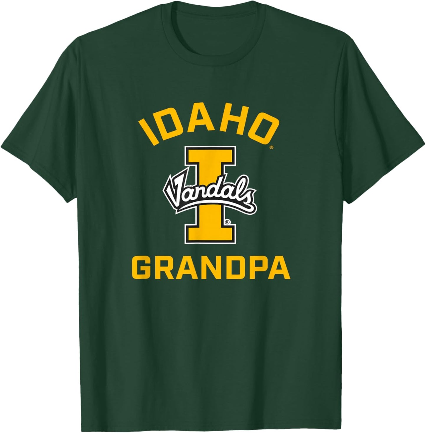 University of Idaho Vandals Arched Grandpa T-Shirt - T-Shirt | Forest