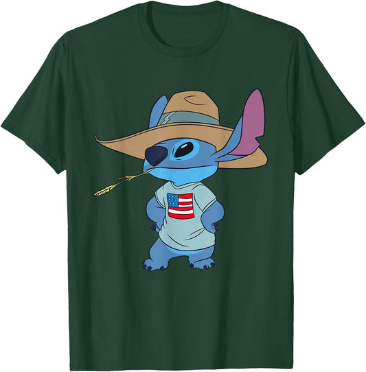 Disney Lilo and Stitch Americana T-Shirt - T-Shirt | Forest