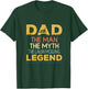 Lawn Mowing Dad Funny Gardener Landscapers Lawn Mower Men T-Shirt - T-Shirt | Forest