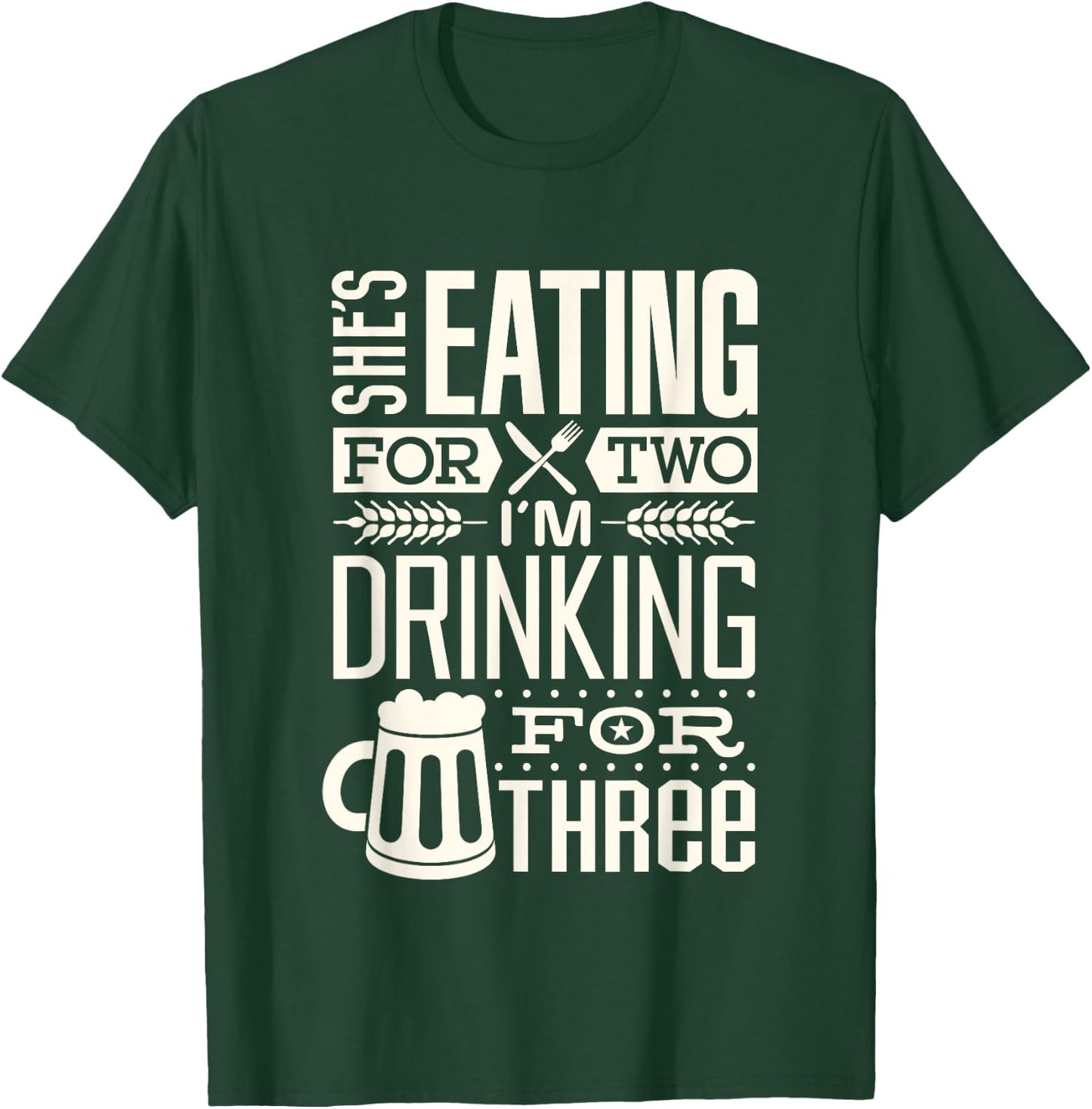 Funny Expecting Dad shirt for pregnancy New Dad father T-Shirt - T-Shirt | Forest