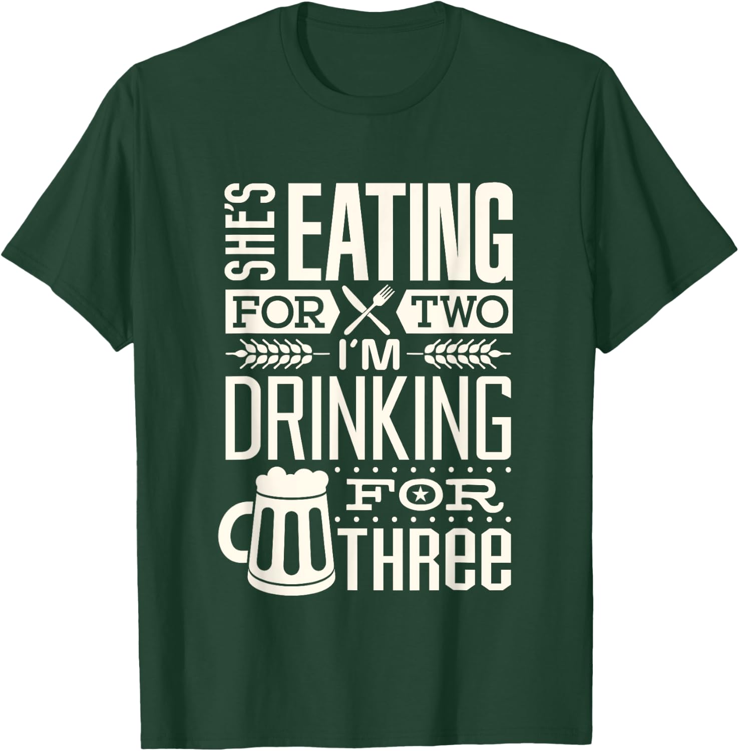 Funny Expecting Dad shirt for pregnancy New Dad father T-Shirt - T-Shirt | Forest