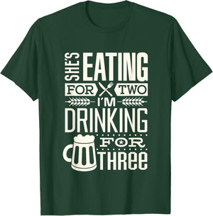 Funny Expecting Dad shirt for pregnancy New Dad father T-Shirt - T-Shirt | Forest