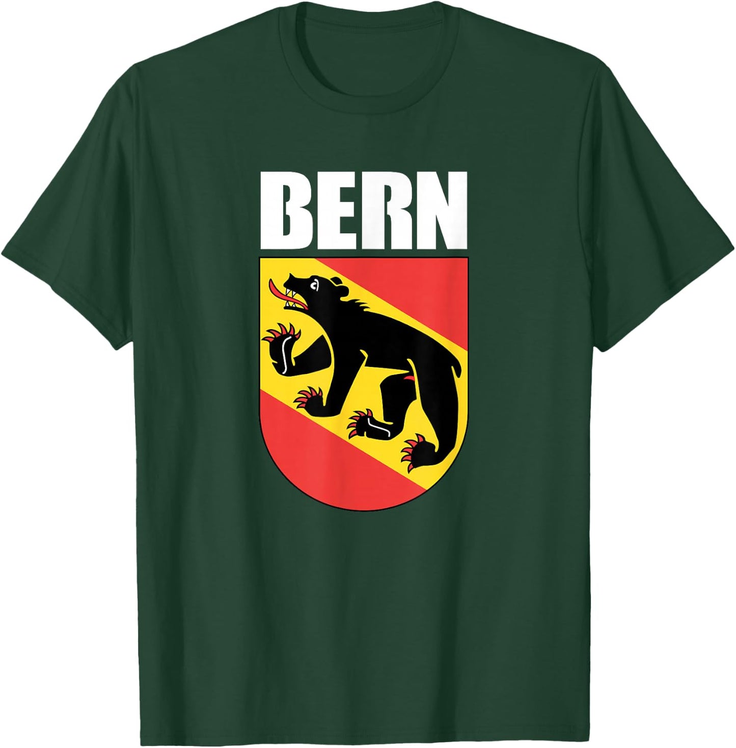 Bern Switzerland Souvenir Swiss National Day Gifts Suisse T-Shirt - T-Shirt | Forest