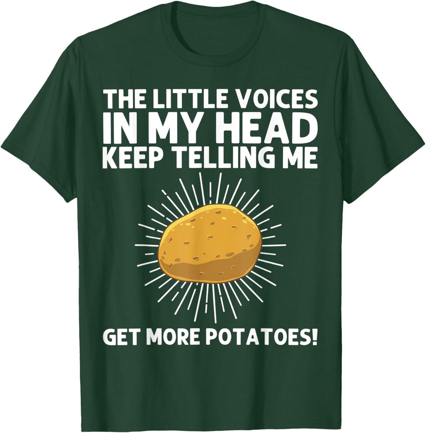 Funny Potato Gift Women Cute Potato Tater Spud Lover T-Shirt - T-Shirt | Forest