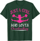 Just A Girl Who Loves Cheerleading Girls T-Shirt - T-Shirt | Forest