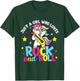 Just A Girl Who Loves Rock And Roll Funny Unicorn Lover T-Shirt - T-Shirt | Forest