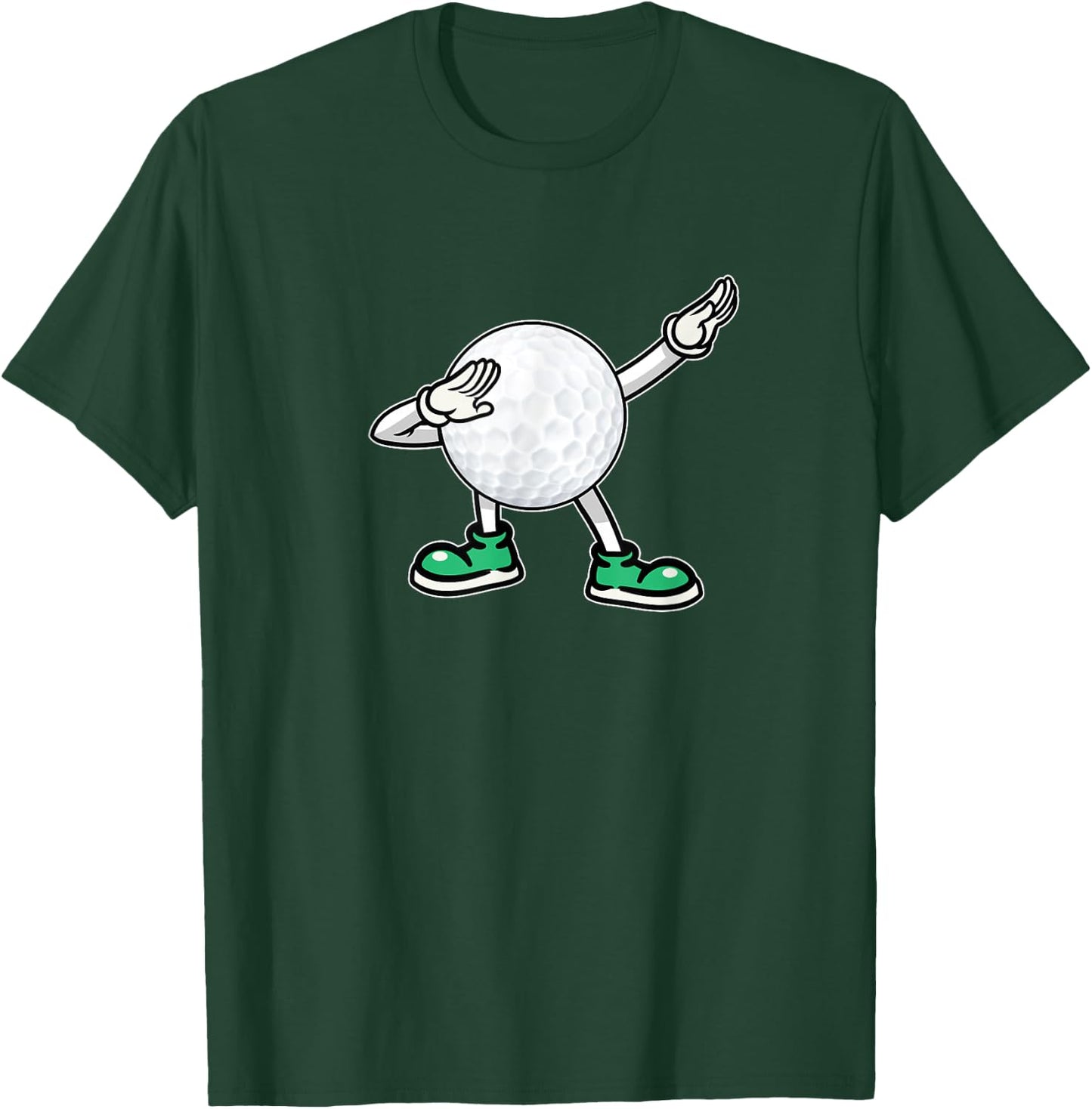 Dabbing Golf Ball Kids Boys Dab Dance Golfing T-Shirt - T-Shirt | Forest