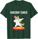 Dabbing Unicorn Tamer Circus Carnival Funny Gift T-Shirt - T-Shirt | Forest