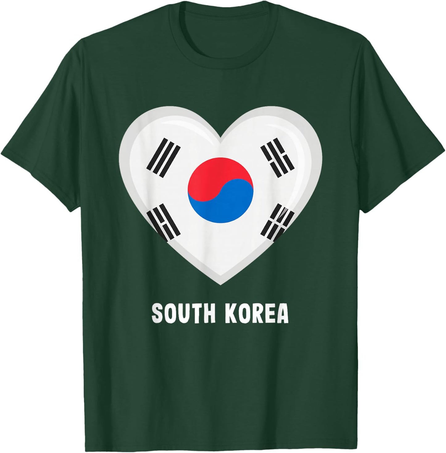 South Korea Flag Shirt | South Korea T-Shirt - T-Shirt | Forest