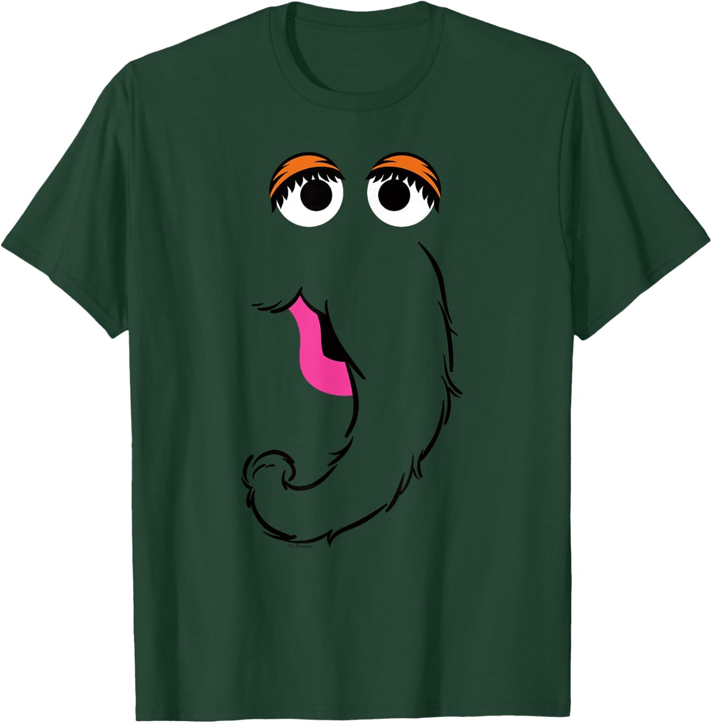 Sesame Street Snuffleupagus Face Halloween Costume T-Shirt - T-Shirt | Forest