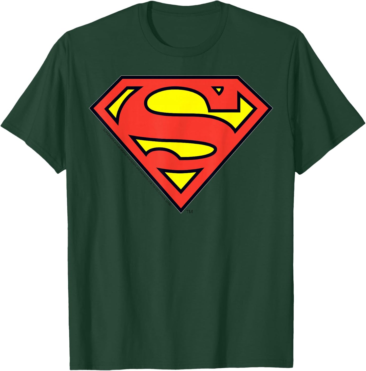 DC Comics Superman Classic Chest Logo Small T-Shirt - T-Shirt | Forest