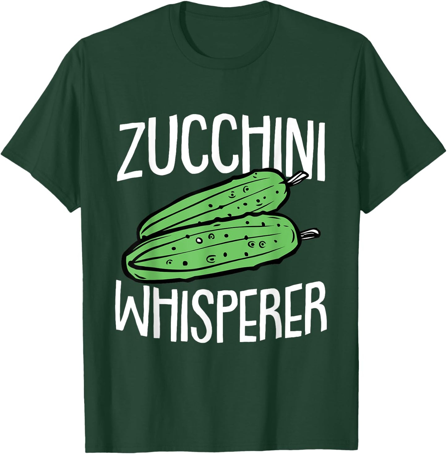 Zucchini Fathers Day Gardening Vegetarian Dad Papa Gardener T-Shirt - T-Shirt | Forest