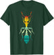 Insect Ant Design Retro Ant -Adults, -Kids Black Small Classic Fit Short Sleeve T-Shirt - T-Shirt | Forest