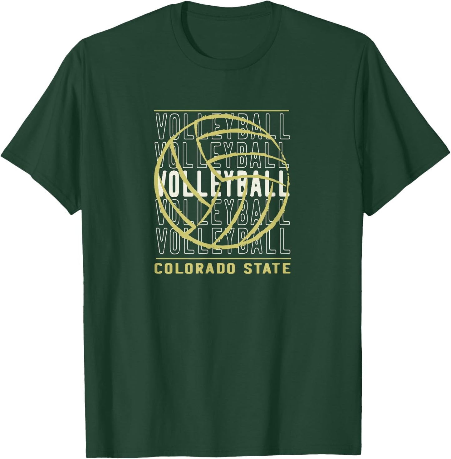 Volleyball Colorado State T-Shirt - T-Shirt | Forest