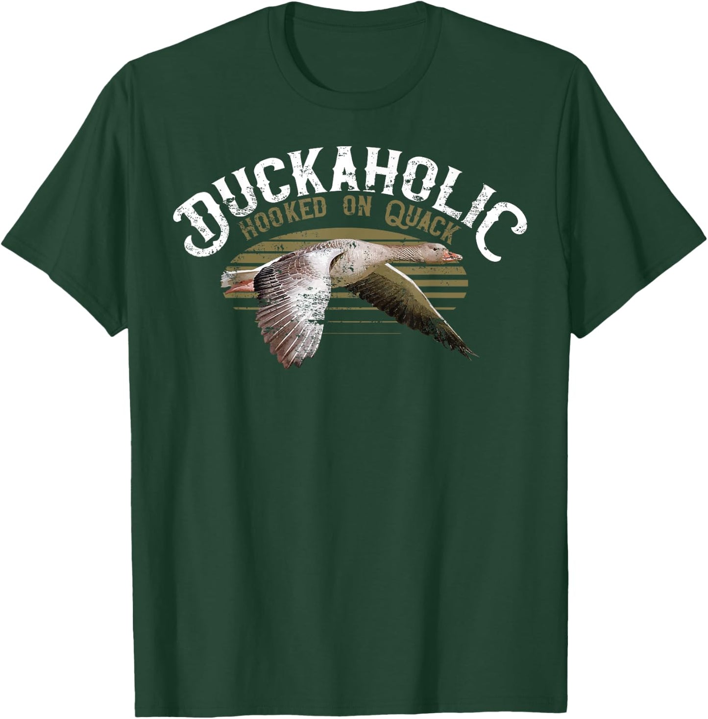 Quack Duck Hunter Duckaholic Gift design T-Shirt - T-Shirt | Forest