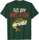 This Boy Loves To Fish Bass Fishing Family Matching Men Gift T-Shirt - T-Shirt | Forest