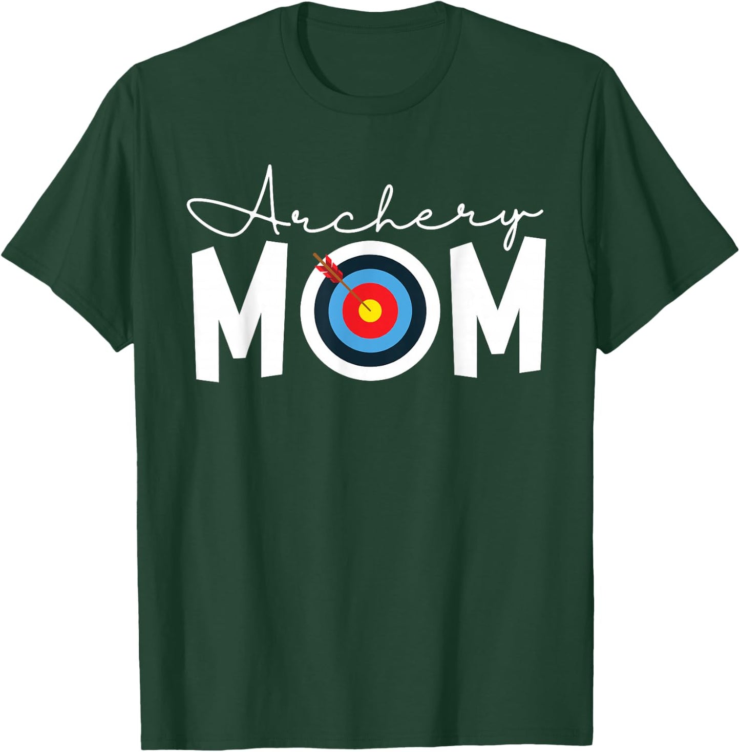 Archery Mom Bow Arrow Shooting Sports Hunter Women T-Shirt - T-Shirt | Forest