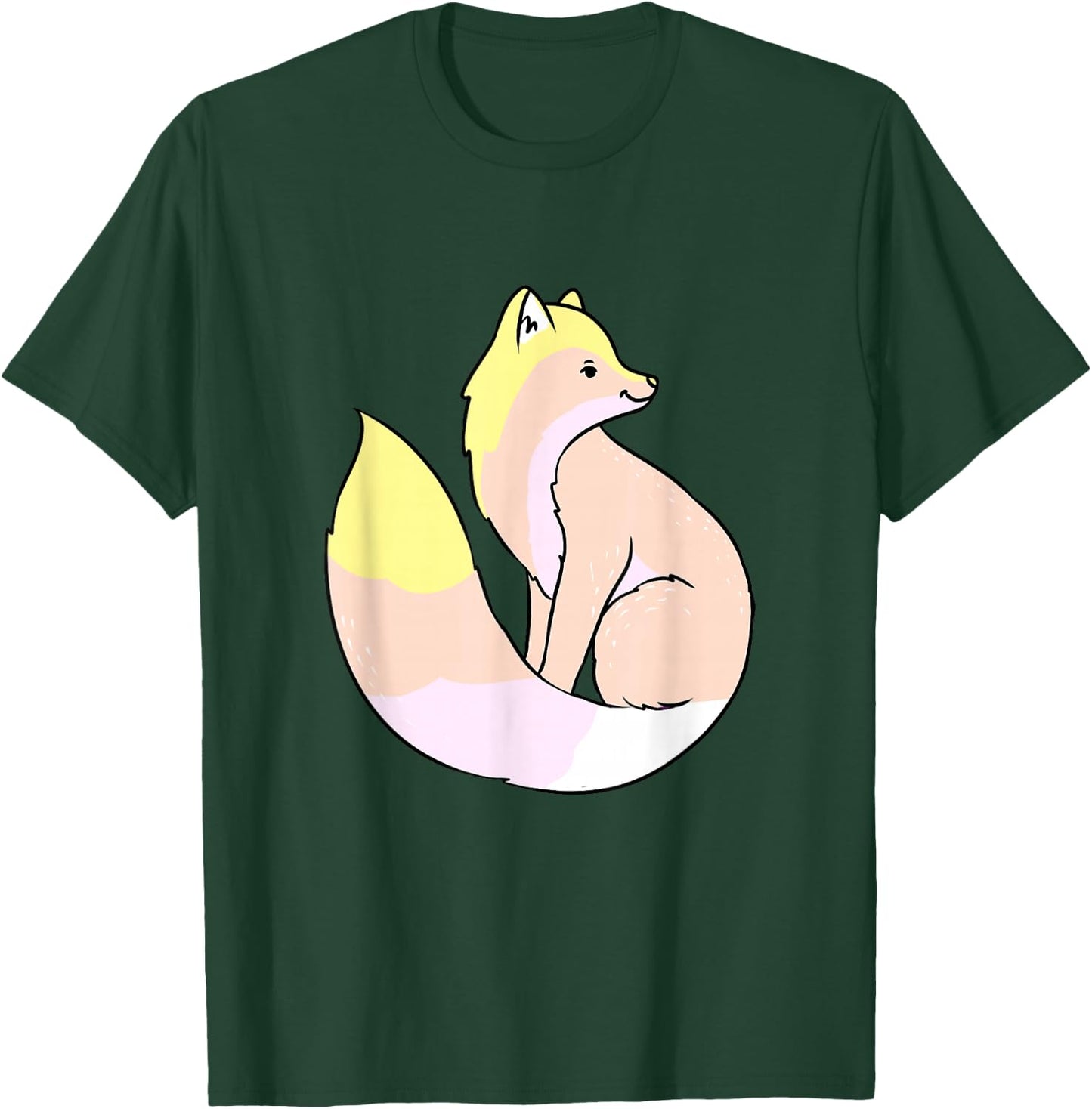 Pangender Fox Pangender Pride T-Shirt - T-Shirt | Forest