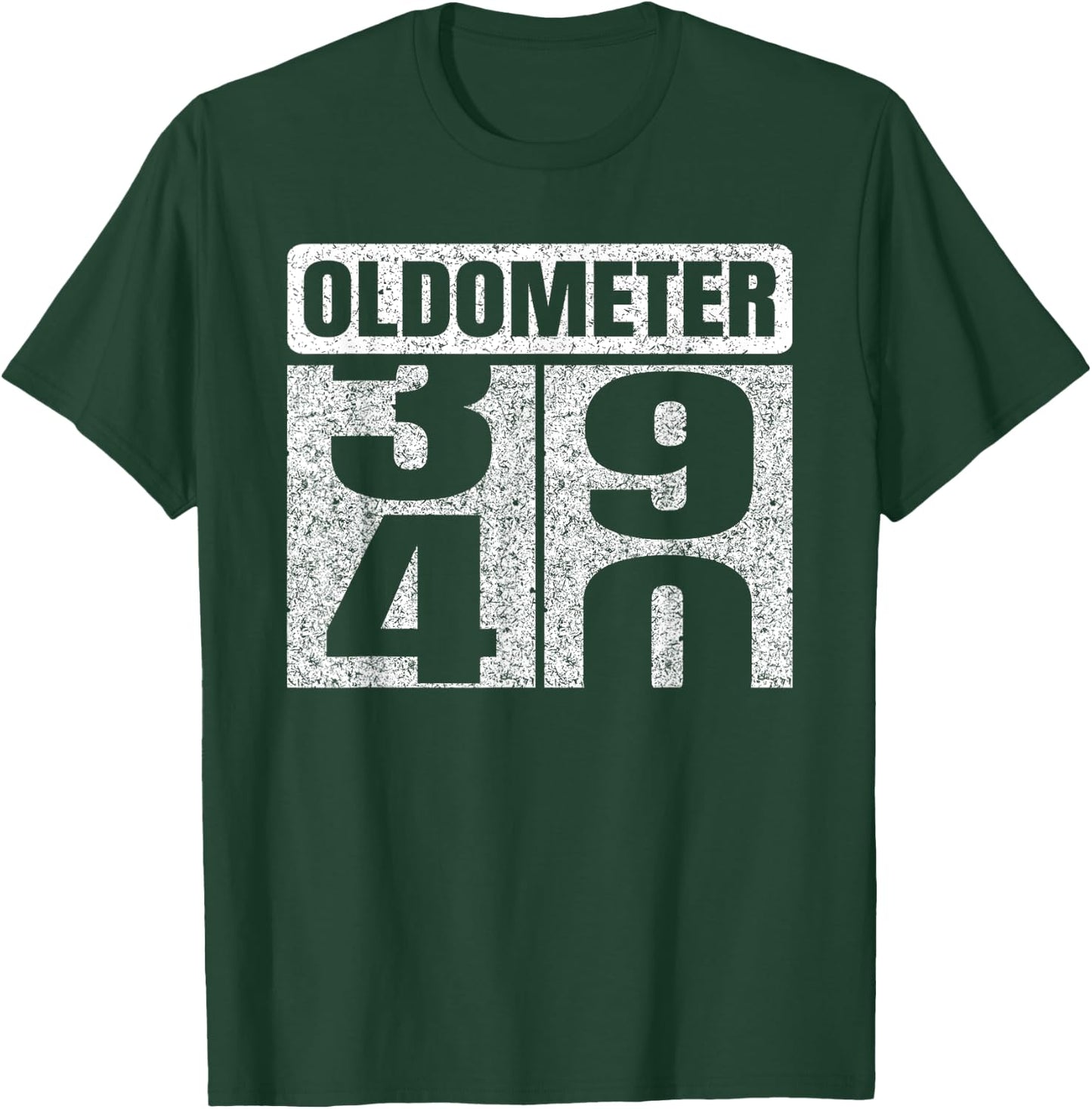 Oldometer 39-40 40th Birthday 40 Year Old Funny Gifts Idea T-Shirt - T-Shirt | Forest