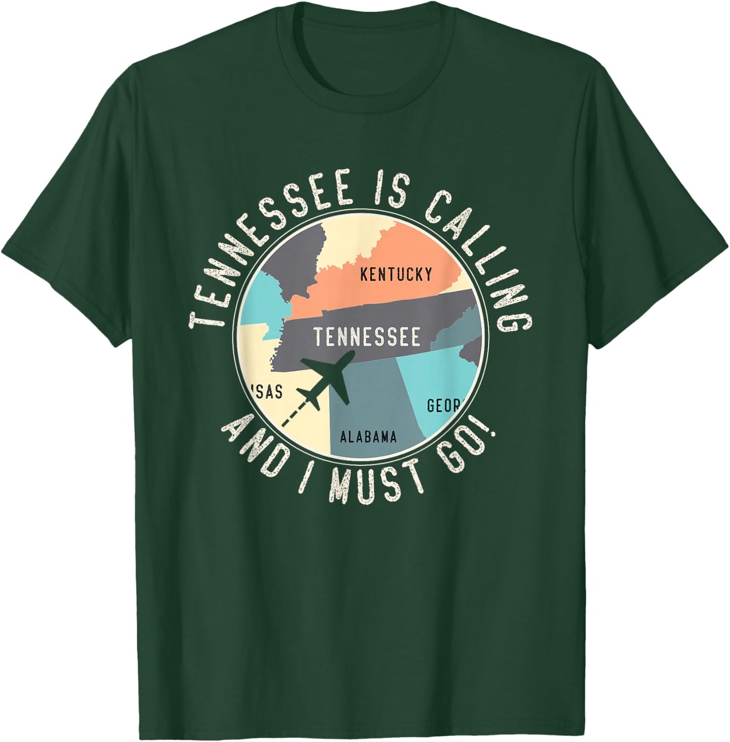 Tennessee Is Calling And I Must Go Tennessee State T-Shirt - T-Shirt | Forest