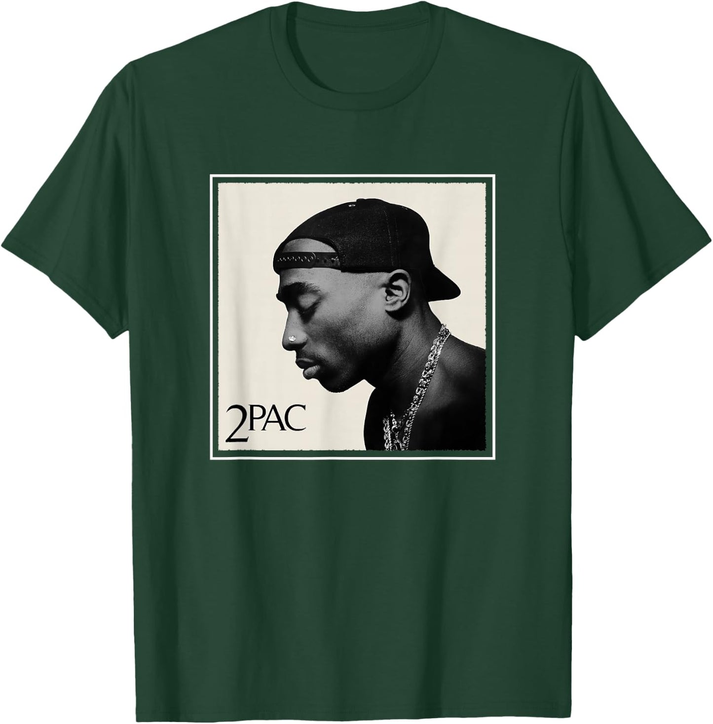 Offical Tupac Shakur Photo T-Shirt - T-Shirt | Forest
