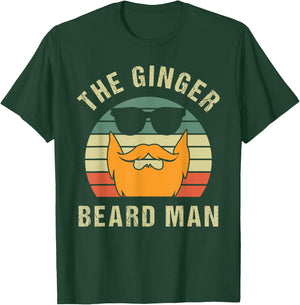 The Ginger Beard Man Retro Vintage T-Shirt - T-Shirt | Forest
