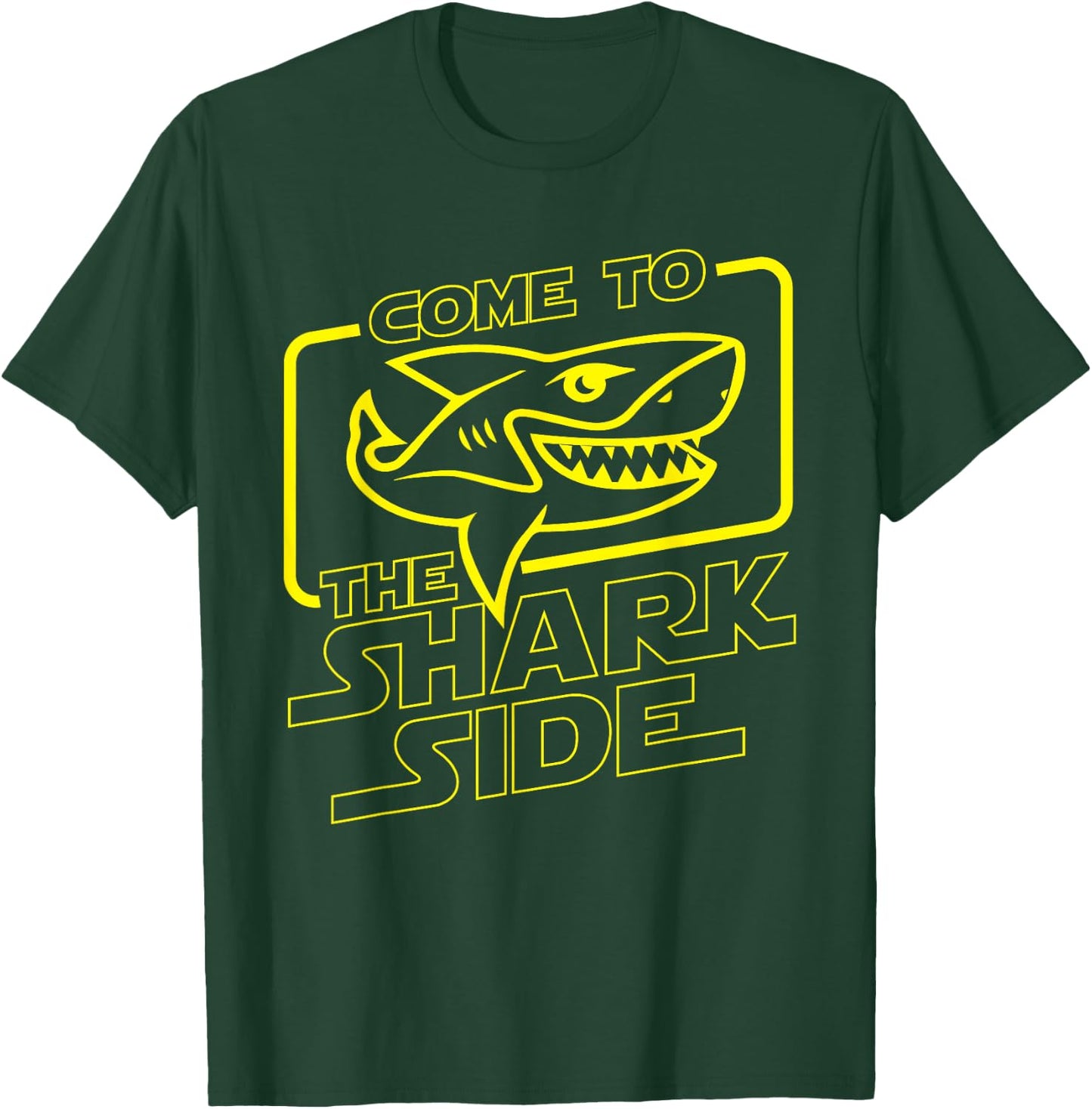 Come To The Shark Side - Funny Shark Lover Ocean Wildlife T-Shirt - T-Shirt | Forest