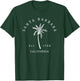 Retro Cool Santa Barbara California Palm Tree Novelty T-Shirt - T-Shirt | Forest