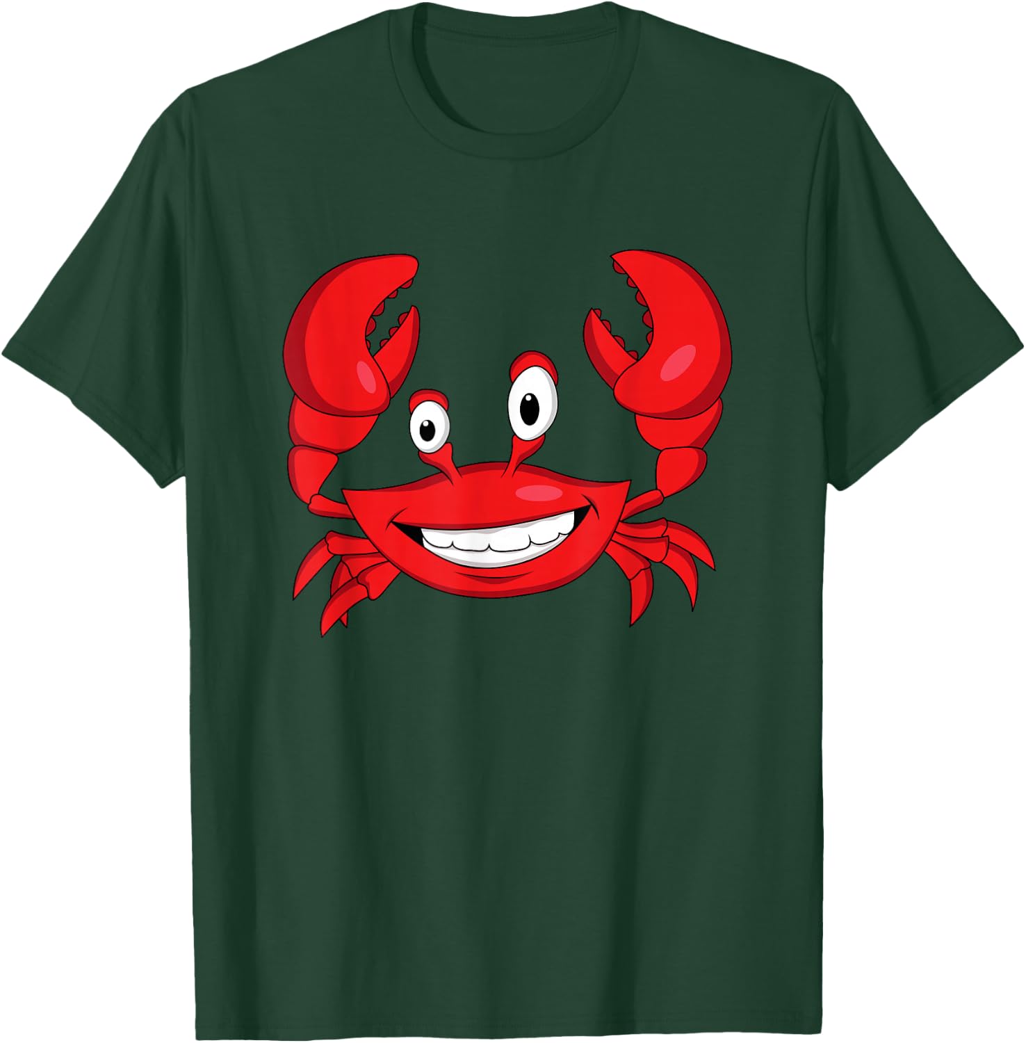 Kids Crab Shirt For Boys Or Girls | Cute Crab Gift T-Shirt - T-Shirt | Forest