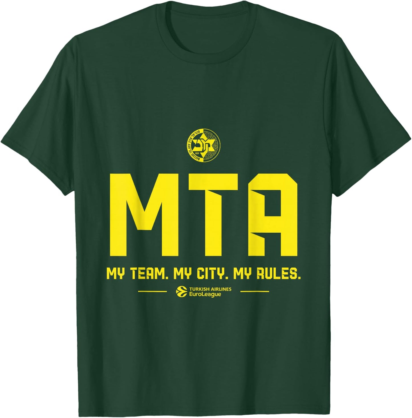 Teams - Maccabi Playtika Tel Aviv (Blue) T-Shirt - T-Shirt | Forest