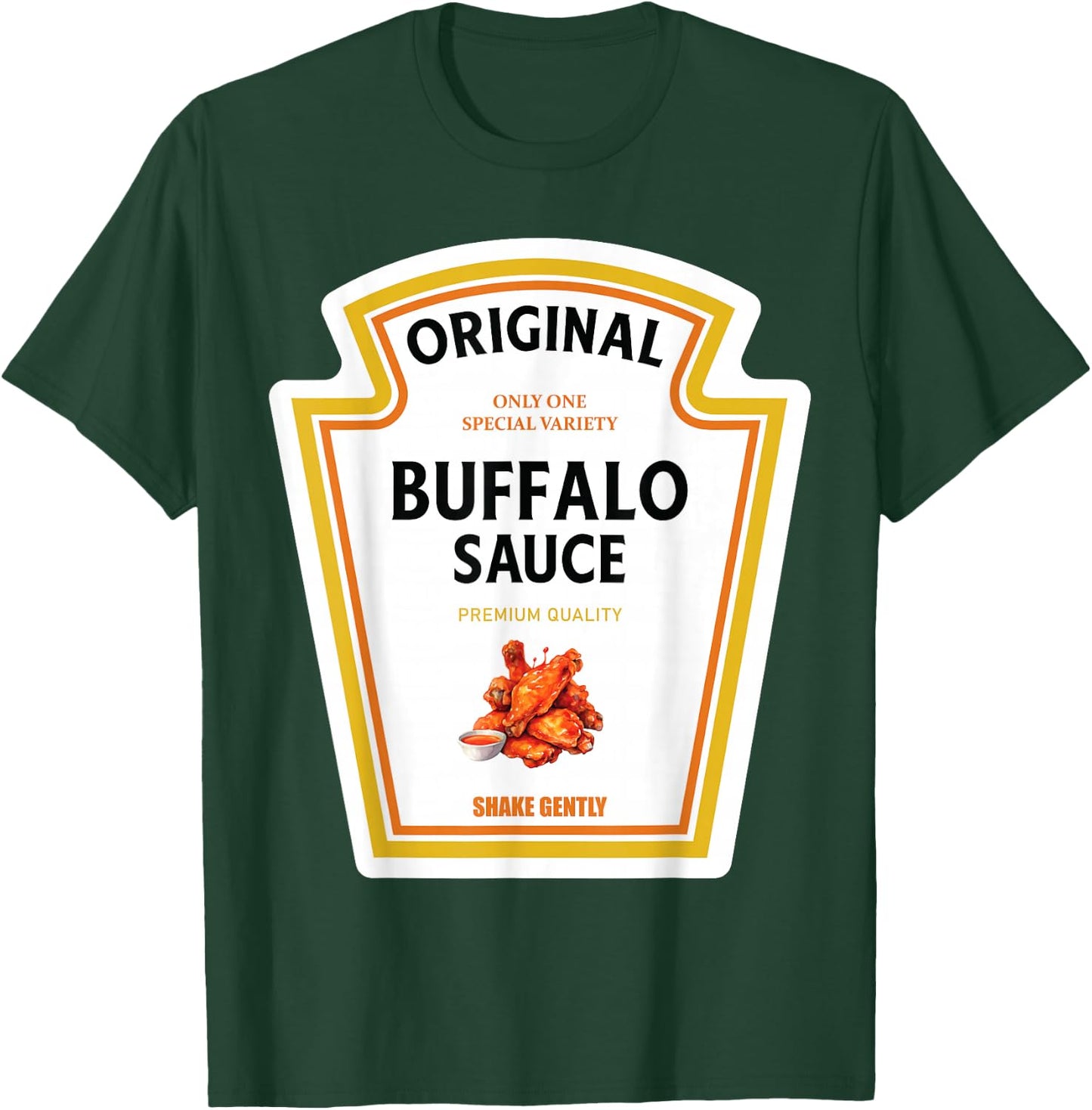Buffalo Sauce Halloween 2024 Costume Family Matching Ketchup T-Shirt - T-Shirt | Forest