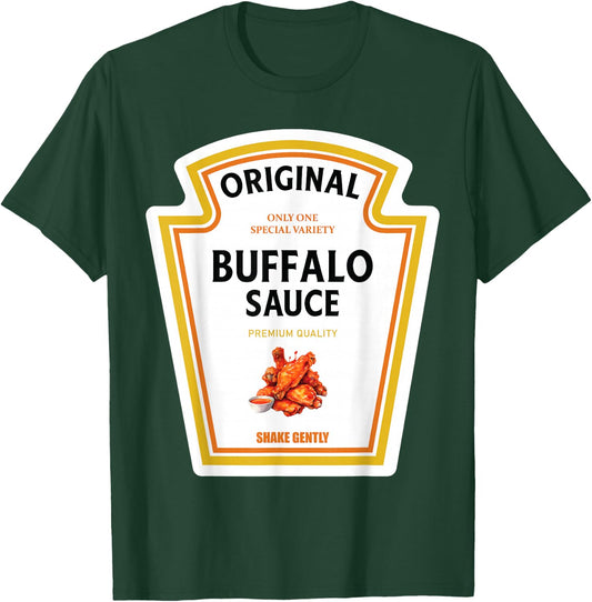 Buffalo Sauce Halloween 2024 Costume Family Matching Ketchup T-Shirt - T-Shirt | Forest