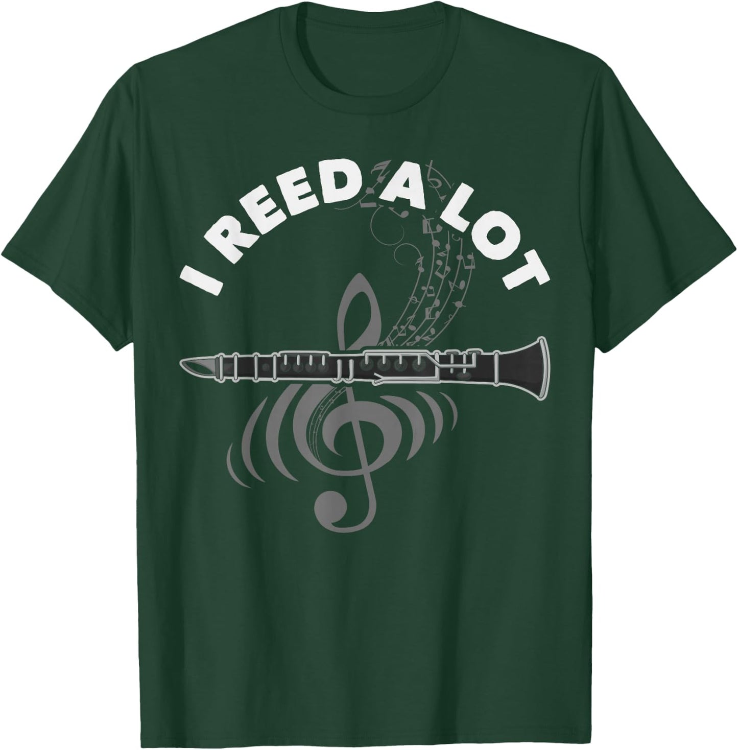 Funny Orchestra Musician Clarinetist Gift Clarinet T-Shirt - T-Shirt | Forest