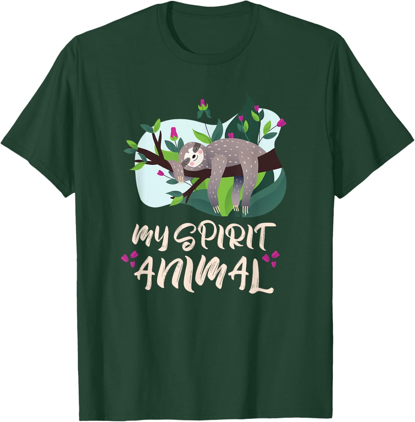 My Spirit Animal Sloth T-Shirt - T-Shirt | Forest