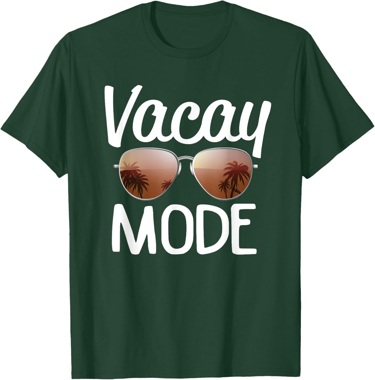 Vacay Mode T Shirt Funny Family Vacation Gift Men Women T-Shirt - T-Shirt | Forest