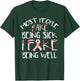Flower Design Fibromyalgia Warrior Awareness fake being Well T-Shirt - T-Shirt | Forest