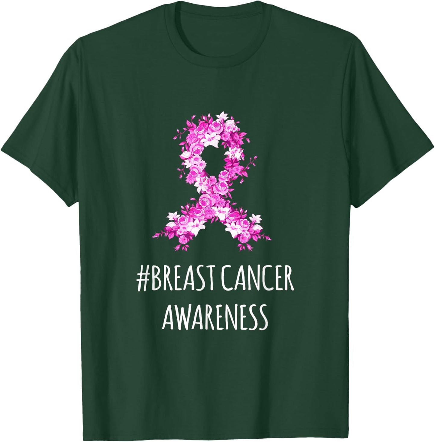 Breast Cancer Attention | Breast Cancer T-Shirt - T-Shirt | Forest