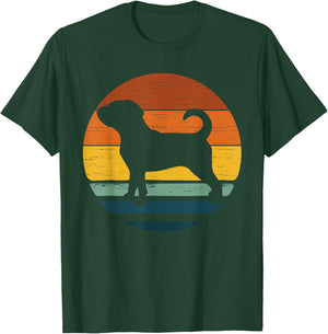 Chug Vintage Retro Mom Dad Dog Gift Women Kids T-Shirt - T-Shirt | Forest