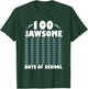 100 Jawsome Days Of School Project Shark Teacher Boy Girl T-Shirt - T-Shirt | Forest