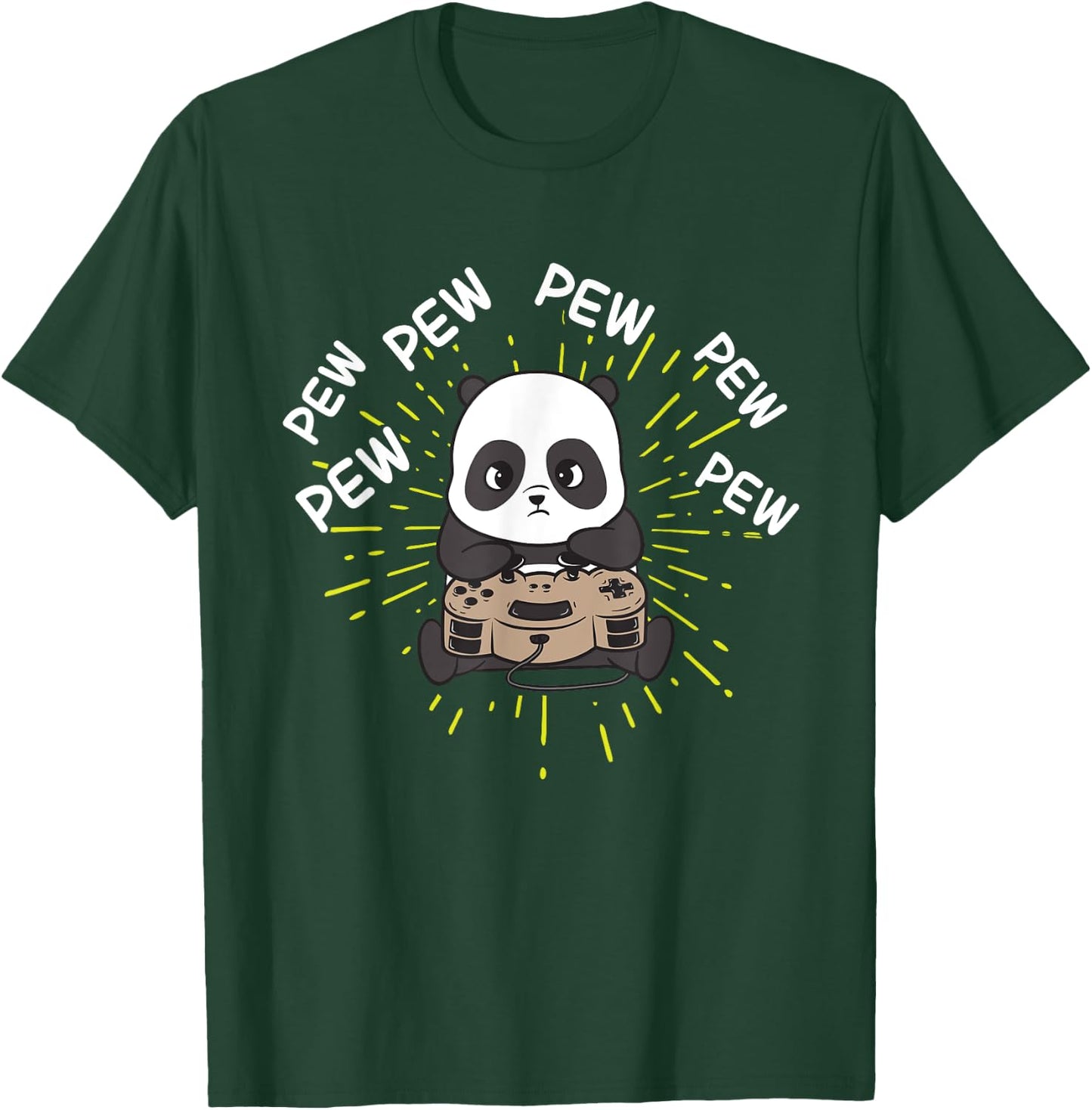 Gaming Panda Shirt | Gaming Panda T-Shirt - T-Shirt | Forest