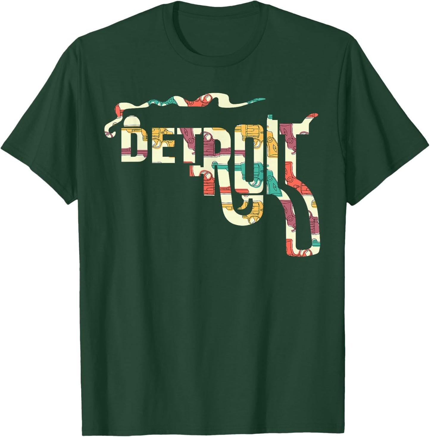 Detroit Philadelphia Smoking Gun T-Shirt - T-Shirt | Forest